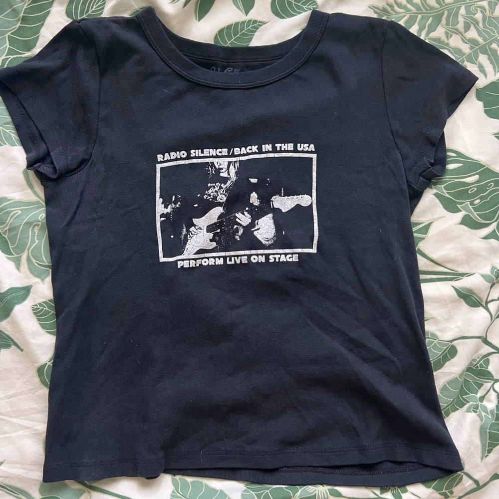 Brandy Radio Silence Baby Tee